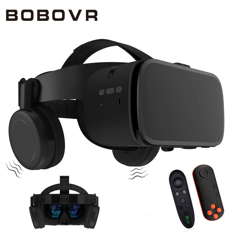 Bobo vr  z6 wireless 3d glasses virtual reality for smartphone immersive stereo vr eye header cardable for iphone and and and