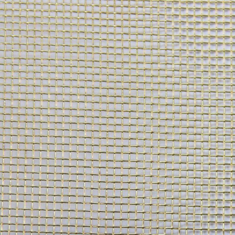 210 x 300mm grof messing geweven gaas 1mm gaten  a4 vellen hoge kwaliteit