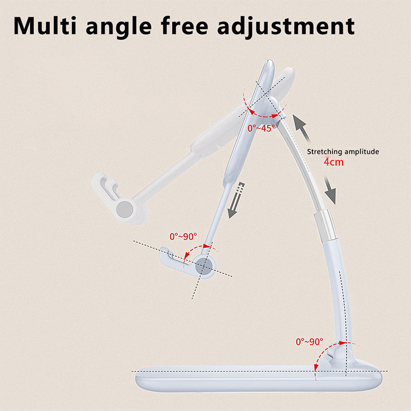 Foldable ABS Desktop Mobile Phone Stand For IPad ForIPhone Smartphone Support Tablet Desk Cell Phone Poetable Holder Bracket