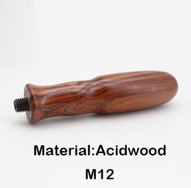 Espresso Koffie Filterhouder Handvat M10/M12 Koffie Machine Gereedschap Barista Accessoires Koffie Machine Gemodificeerde Massief Houten Handvat: F