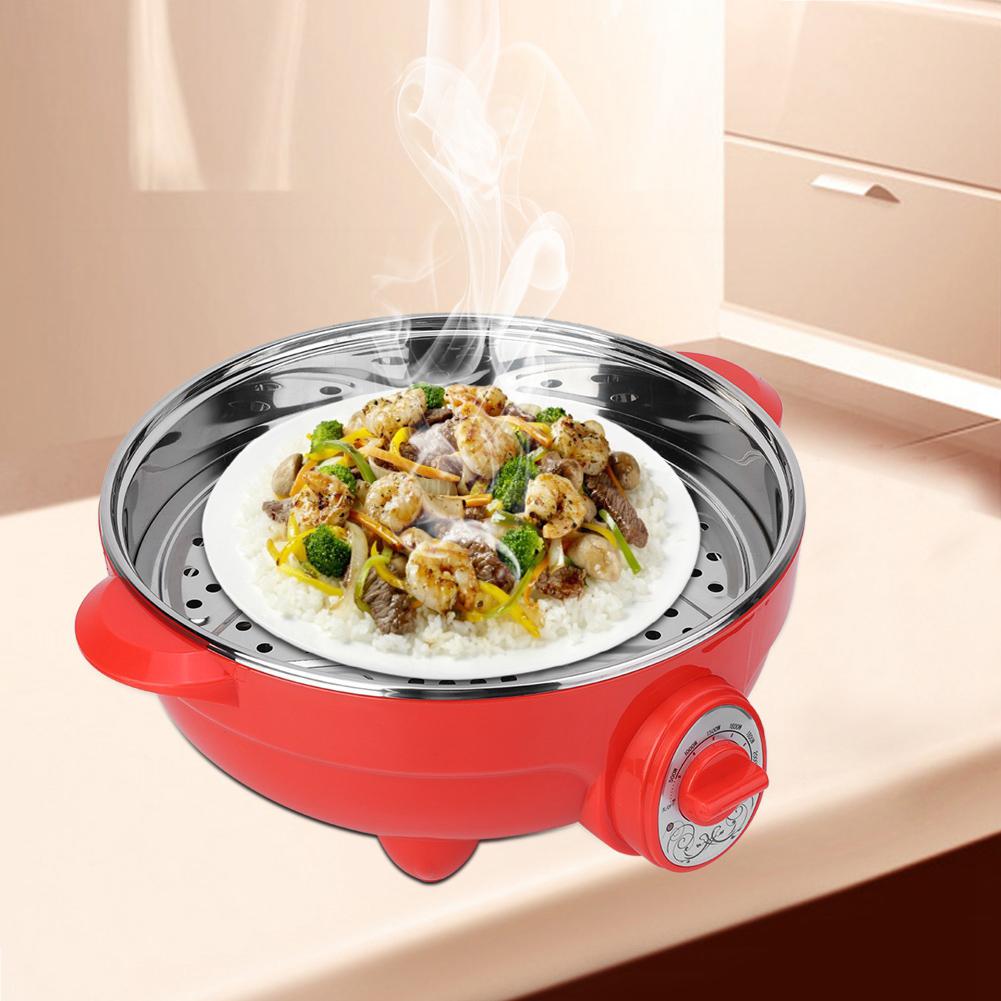 220V Electric cooker 6L Capacity Multi-purpose Electric pot support Fried Steak Fish Hotpot Multi Cooker kitchen Tools