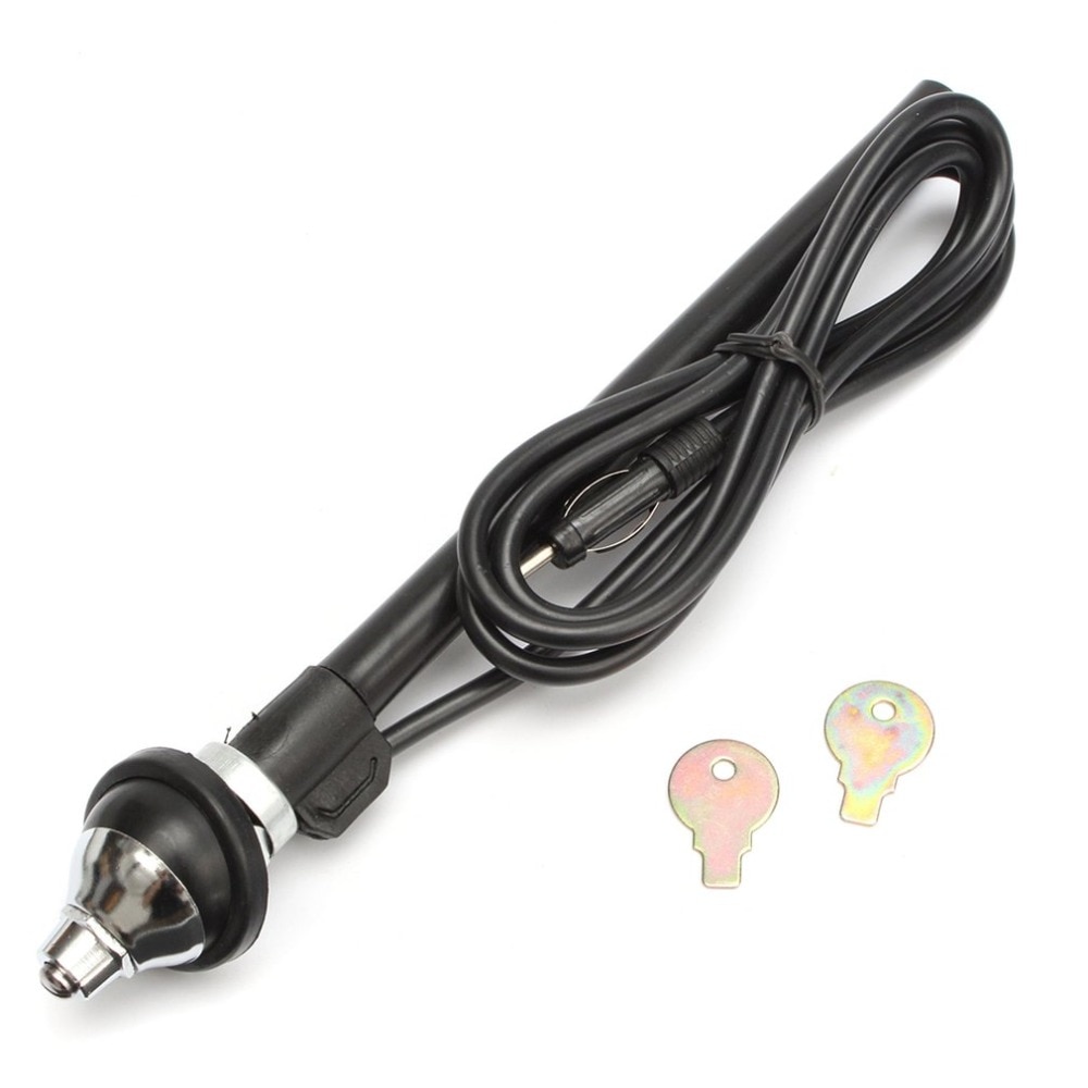 Geral compacto cromado antena antena para mazda MX-5 eunos miata manual compacto chrome antena 17