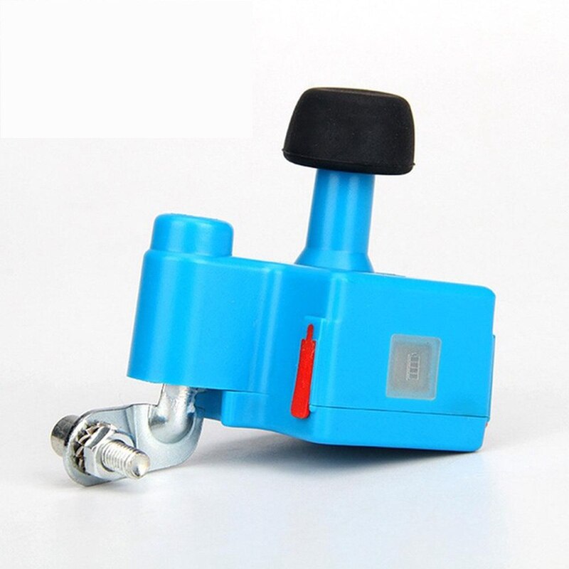 Equipo de conducción nocturna para bicicleta, generador eléctrico para montar en bicicleta, con dinamo móvil USB, salida DC 5V-1A, batería integrada de 1000mAh: Azul