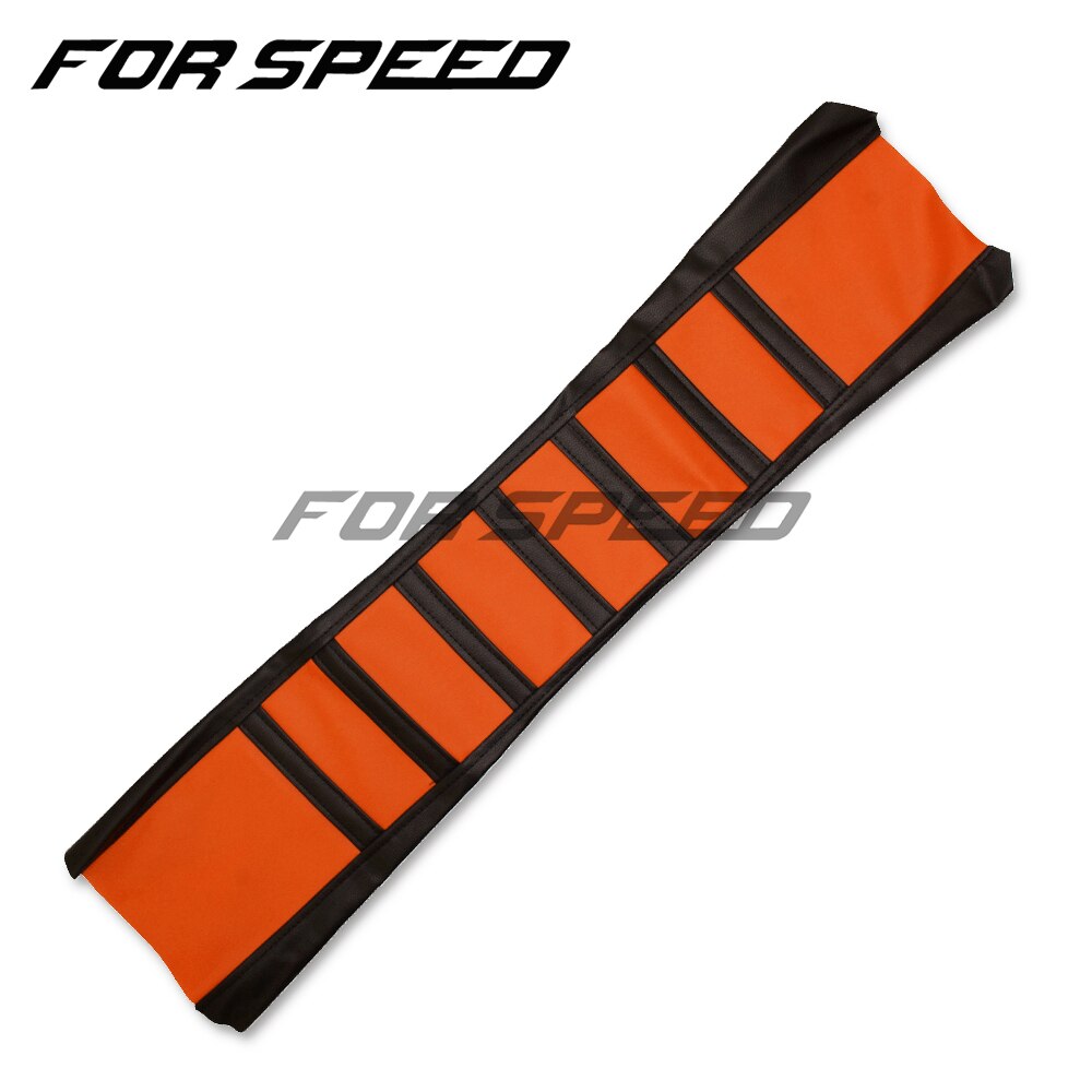 Wzrost jakości uniwersalny gumowy chwytak miękkie pokrycie siedzenia dla Honda Suzuki Kawasaki Yamaha motocross motocykl: pomarańczowy