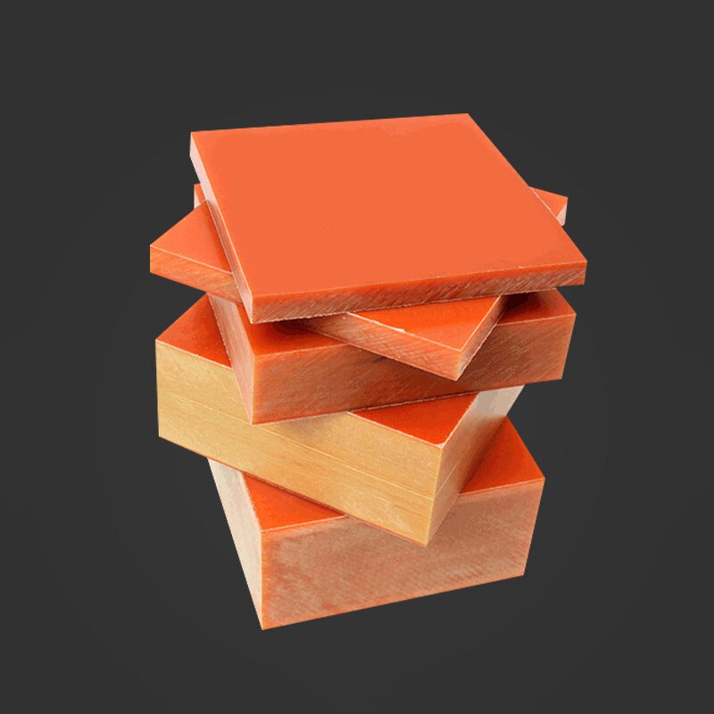 Orange Red Electric Insulation Plastic Board Customization & Cutting Engraving Processing Insulation Bakelite Plate