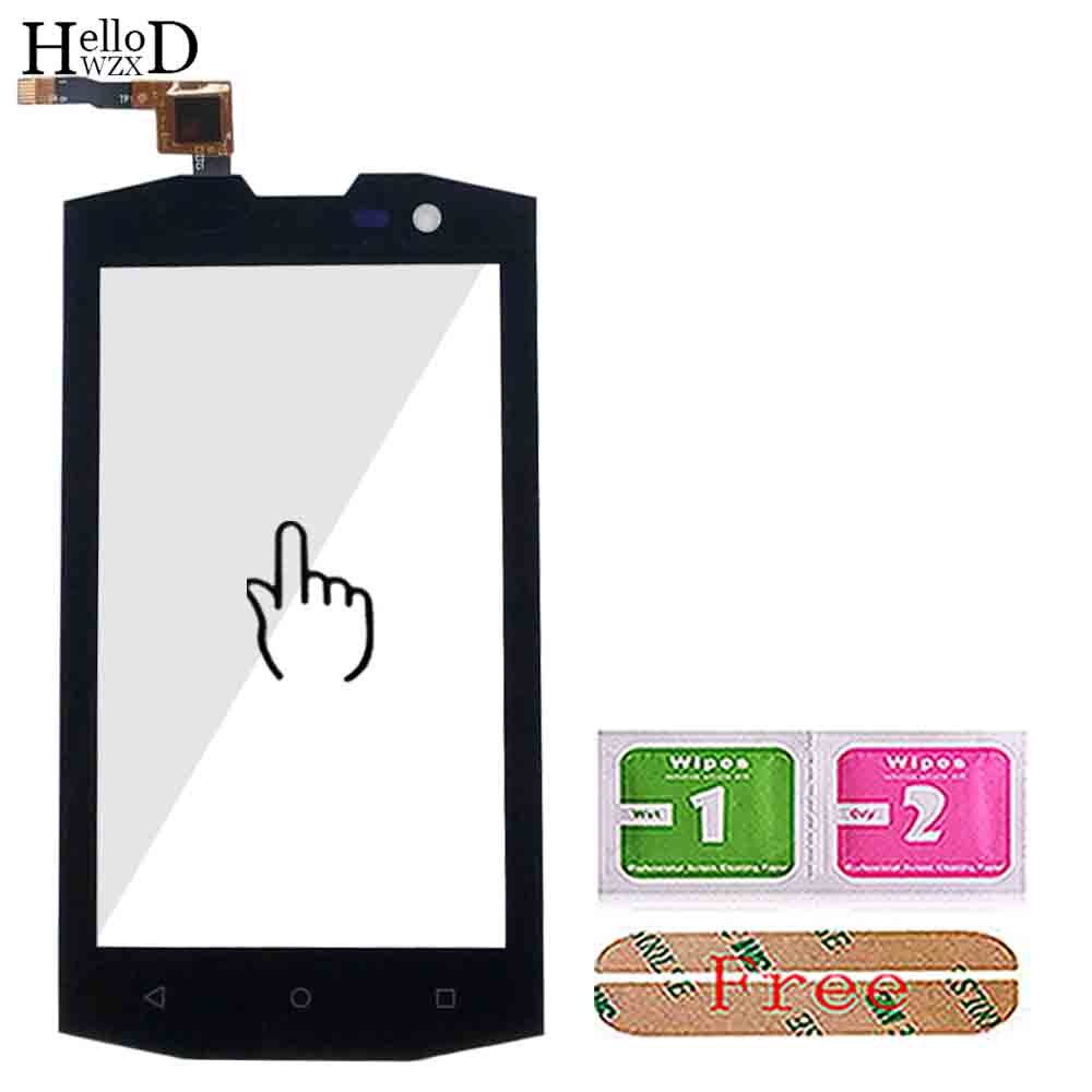 Mobile Touch Screen For AGM A8 Mini Touch Screen Digitizer Panel Front Glass Lens Sensor TouchScreen Tools Wipes: Black No Tools