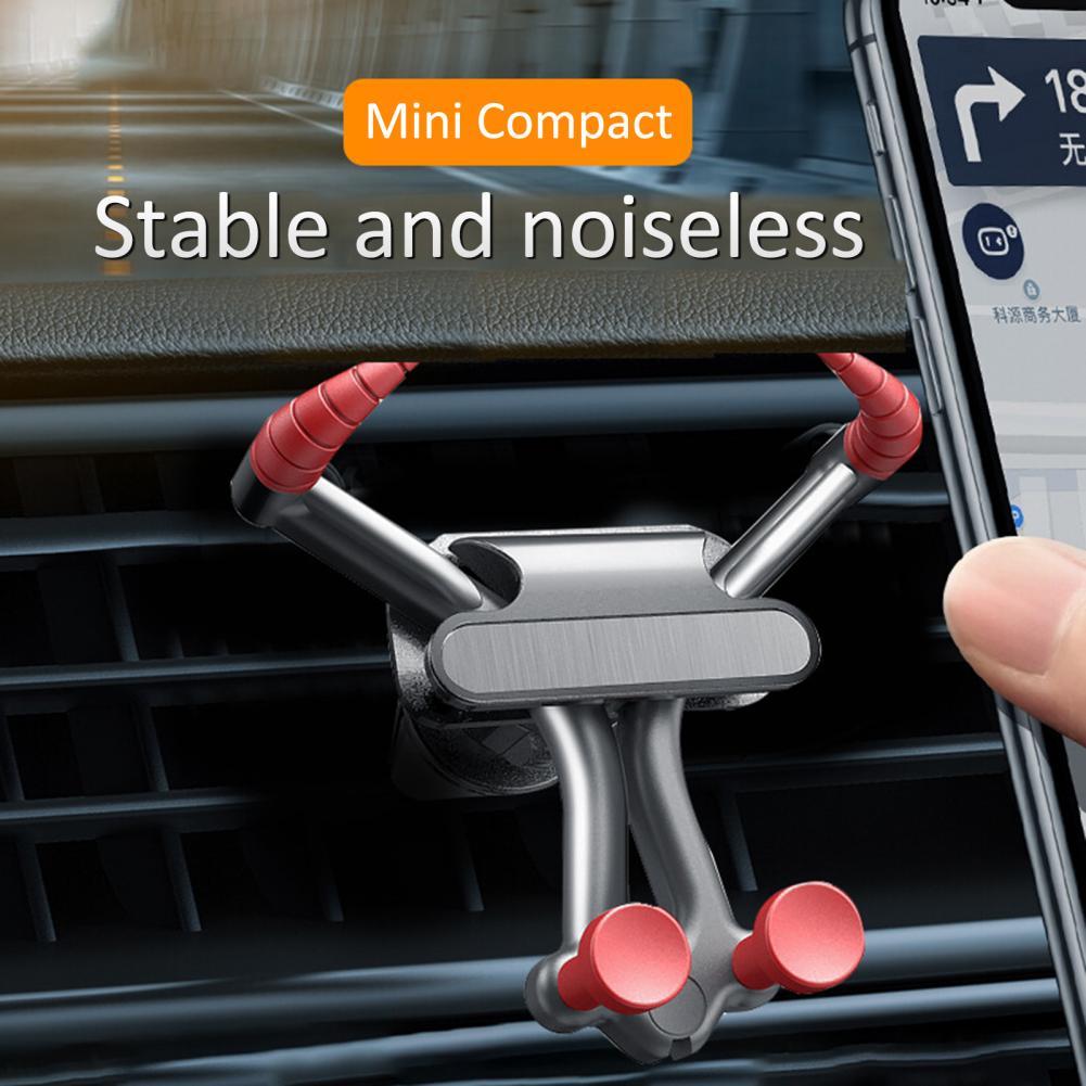 Car Phone Holder Durable No Magnetic Red Ox Year Mobile Phone Bracket for Car Air Outlet