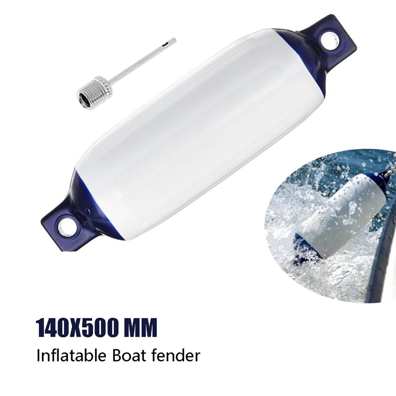 Inflatable Boat Fender PVC Boat Anchor Bumper Marine Boat Fender for Boat, Sailboat, Cuddy Etc (5.5X20 Inch): Default Title