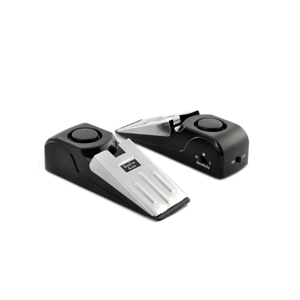 120dB Door Stop Alarm Wireless Home Travel Security System Portable Safety Wedge Alertfor home Stopper Alert Security Block