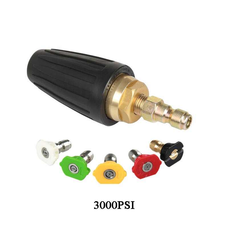 Hig pressure washer Pivoting Coupler 180 Degree with 5 Angles for Pressure Washer Spray Nozzle,4500PSI 1/4'' plug Car Accessory: Blue