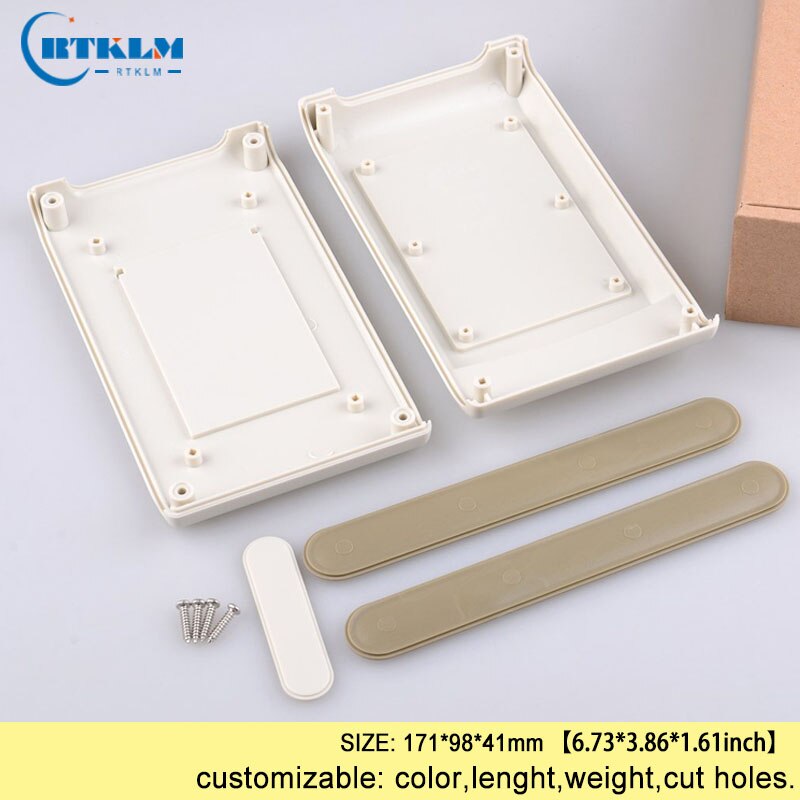 Handheld remote plastic enclosure abs electric box junction box DIY electrical box instrument cases three colors 171*98*41mm