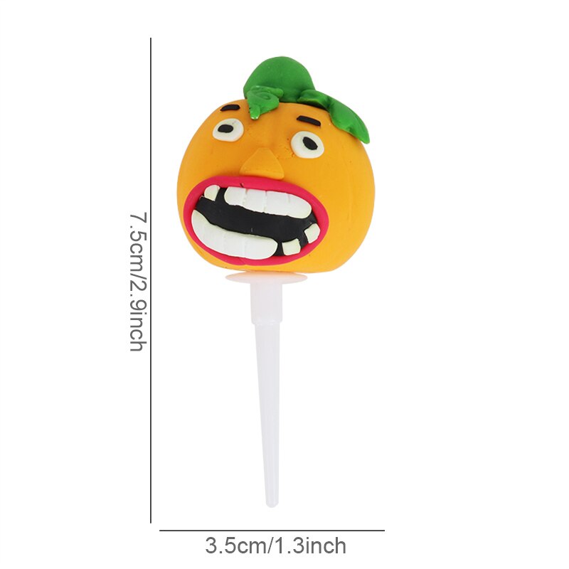 Joyeux anniversaire citrouille château Halloween thème gâteau Grimace Bat sorcière enfants enfants gâteau Topper Insertion fournitures décoration: 1pcs-K