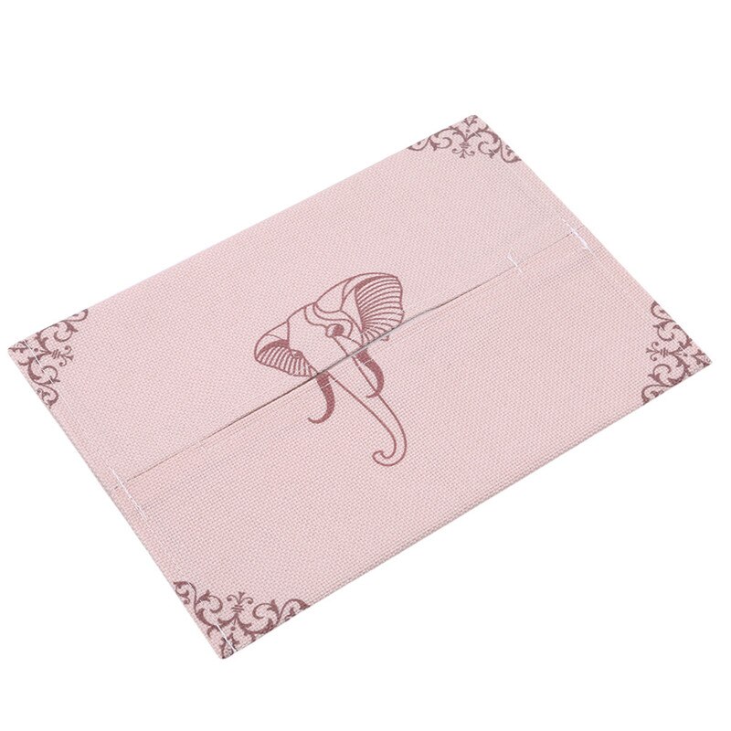 1PC Cotton and Linen Tissue Box Napkin Holder Decor Boxes Travel Car Portable Pouch Paper Cloth Bag