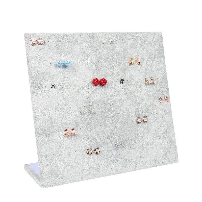 Flanel Sieradendoos Sieraden Display Oorbellen Stud Ketting Hanger Opslag Showcase Rack case Board