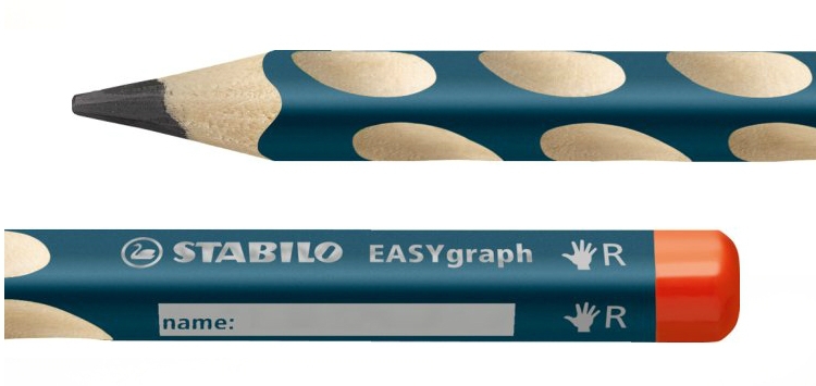 Sacapuntas Stabilo Pen 322 para niños, sacapuntas con túnel de eje grueso, lápiz Triangular, corrección Hb, posición de agarre, 1 unidad
