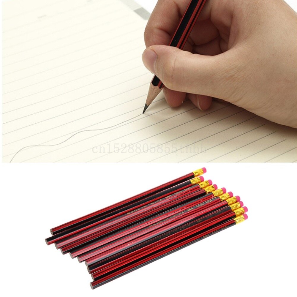 10 PCS/lot HB Standard Pencils For School Classical Wooden Pencil Office Supplies Pencil