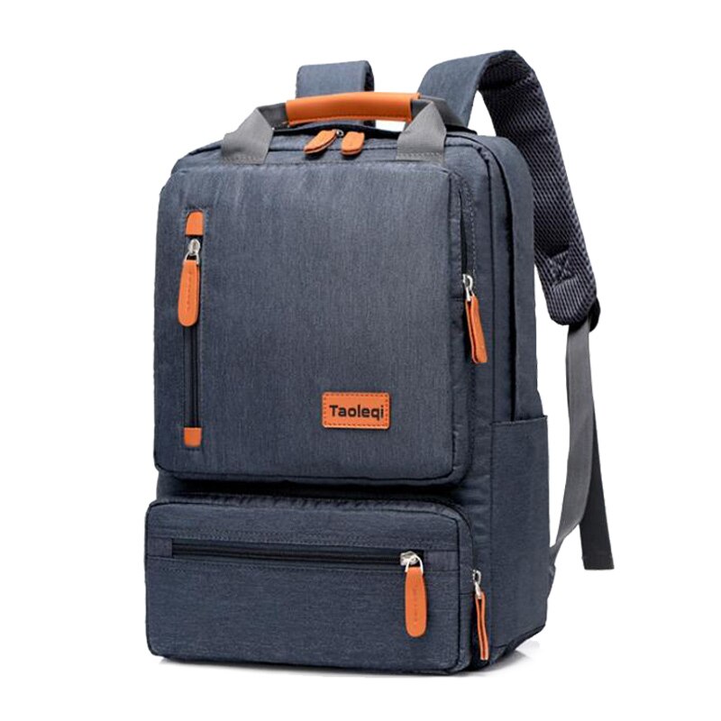 Lässiger computerrucksack, leichte 15- zoll-laptoptasche, wasserdichtes oxford-gewebe, damen-diebstahlschutz, reiserucksack, grau: Dunkel