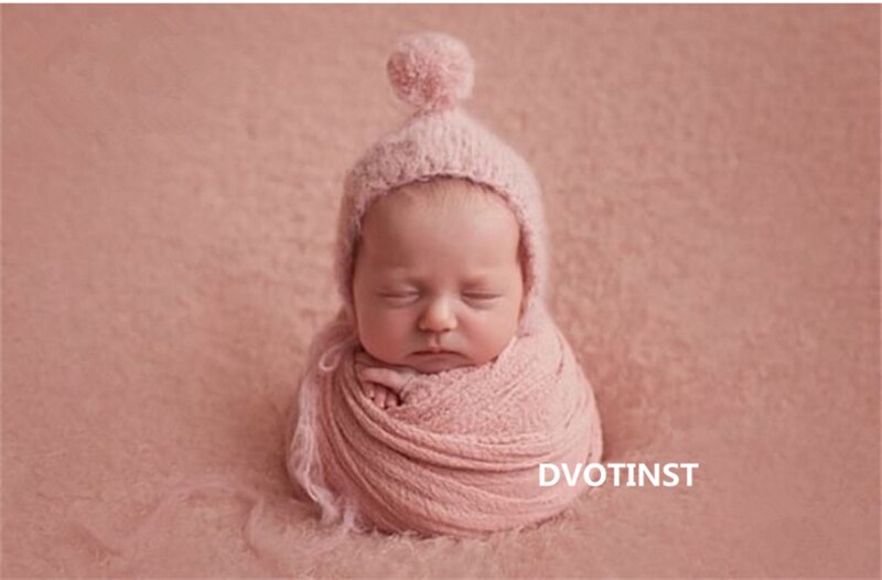 Dvotinst Pasgeboren Fotografie Props Voor Baby Brei Haak Bonnet Leuke Bal Hoed Fotografia Accessorio Studio Scheuten Foto Props