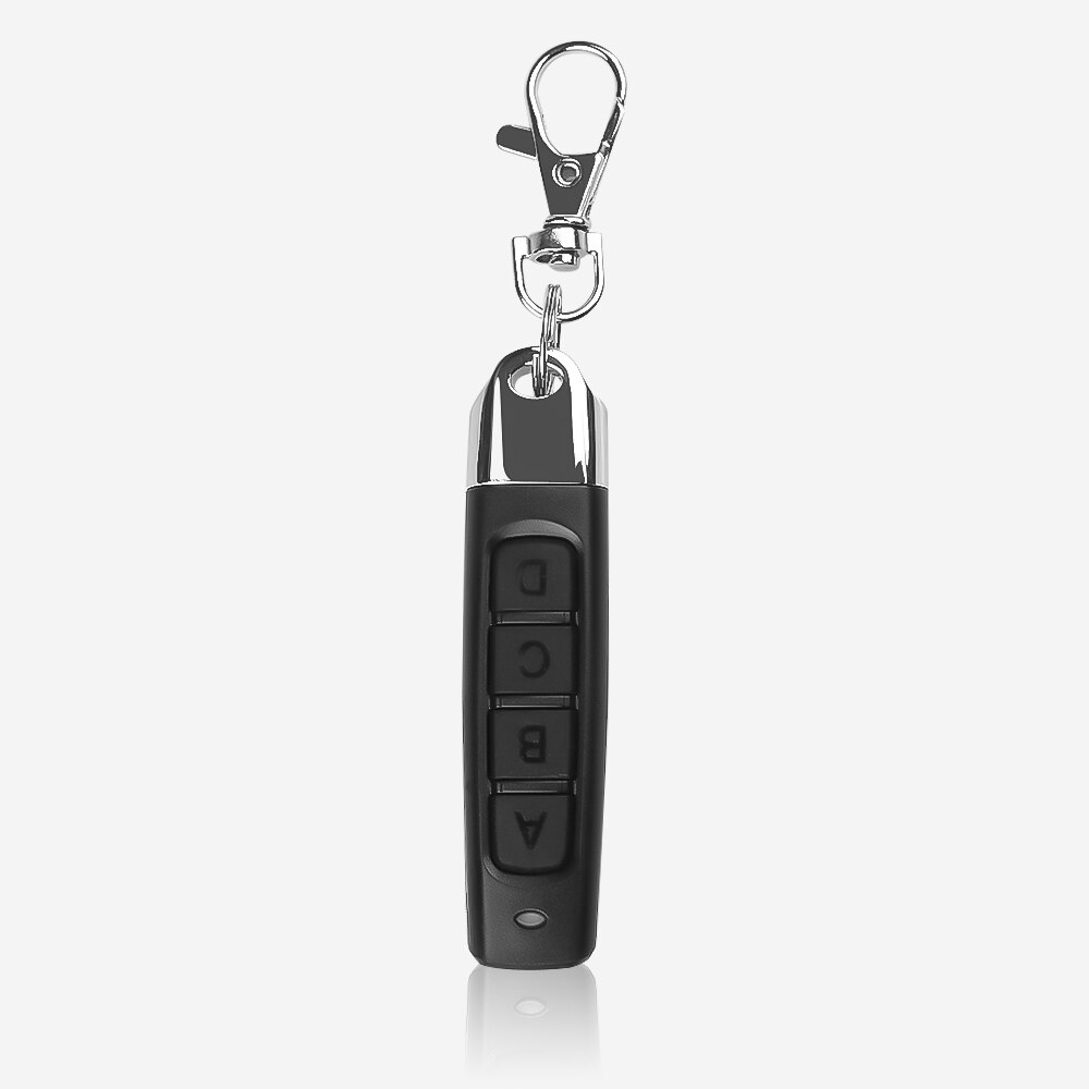 Car 433MHZ Remote Controller Car Door Remote Control Opener Duplicator Clone Cloning Code Car Key A B C D 4 buttons Black