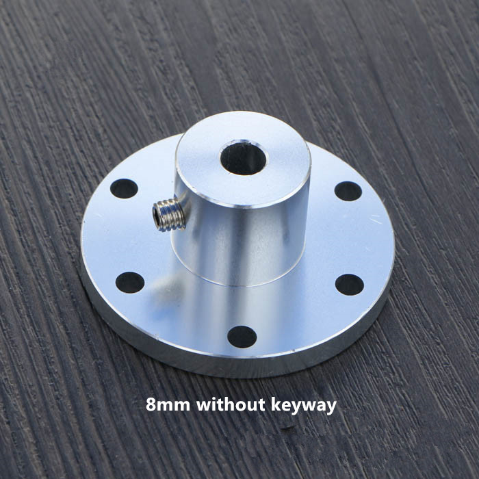 Omnidirectional wheel Flange coupling ID 8mm 12mm with keyway Aluminum robomaster