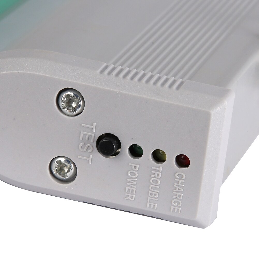 Alarmsignal strobe alarm 110-220v akryl 3w 12 lysdioder nødudgangsskilt lys sikkerhedsindikator