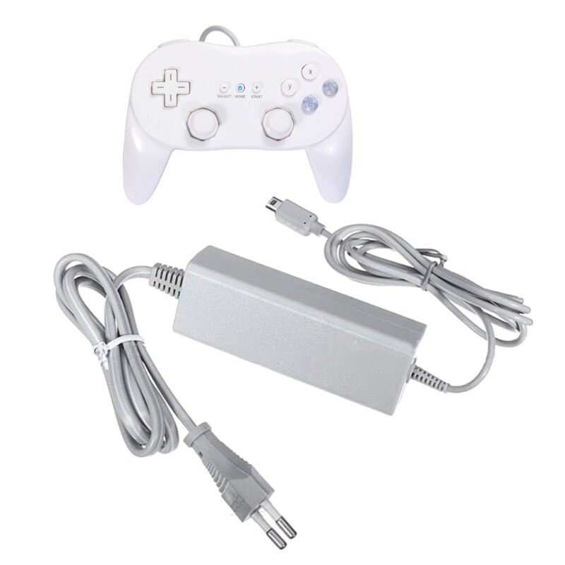 AC Charger Adapter For Wii U Gamepad Controller Joystick US/EU Plug 100-240V