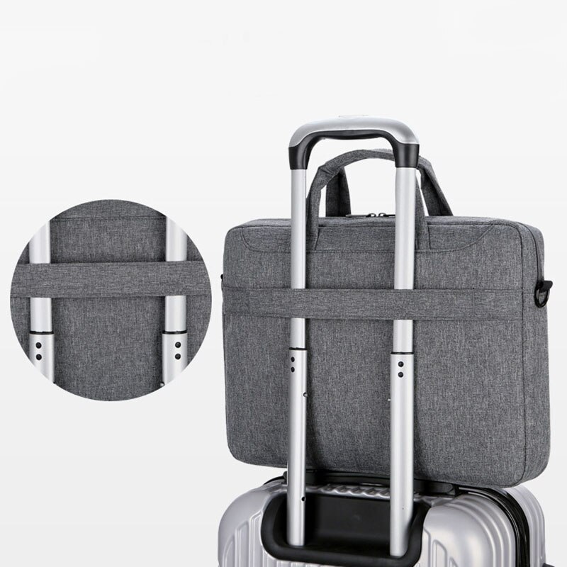 Męska teczka damska torba na laptopa odporna na wstrząsy wodoodporna torba na ramię Crossbody torba podróżna na telefon komórkowy