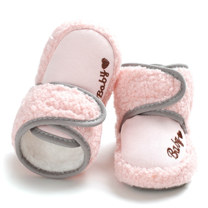Neugeborene Baby Mädchen Jungen Schuhe Schnee Stiefel Babys Winter warm Booties Faux Vlies Anti-Unterhose Kleinkind Neugeborenen Krippe Schuhe
