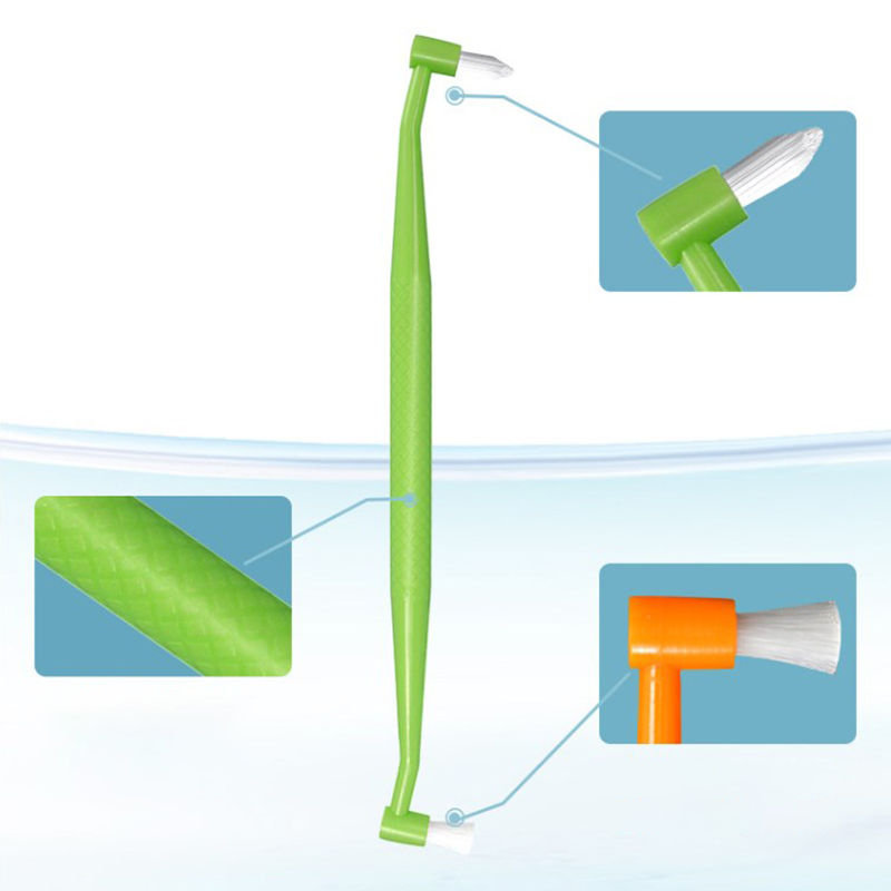 Single Brush Head Flat Biceps Orthodontic Fissure Wisdom Tooth Brush Soft Bristle Toothbrush Cleaning Whitening Teeth