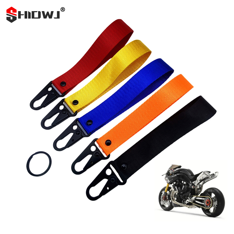 Universele Auto Sleutelhanger Lanyard Ophangriem Met Metalen Sleutelhanger Sleutelhanger Sleutelhanger Lanyard Voor Jdm Auto Motorfiets Sleutelhanger Sleutelhanger