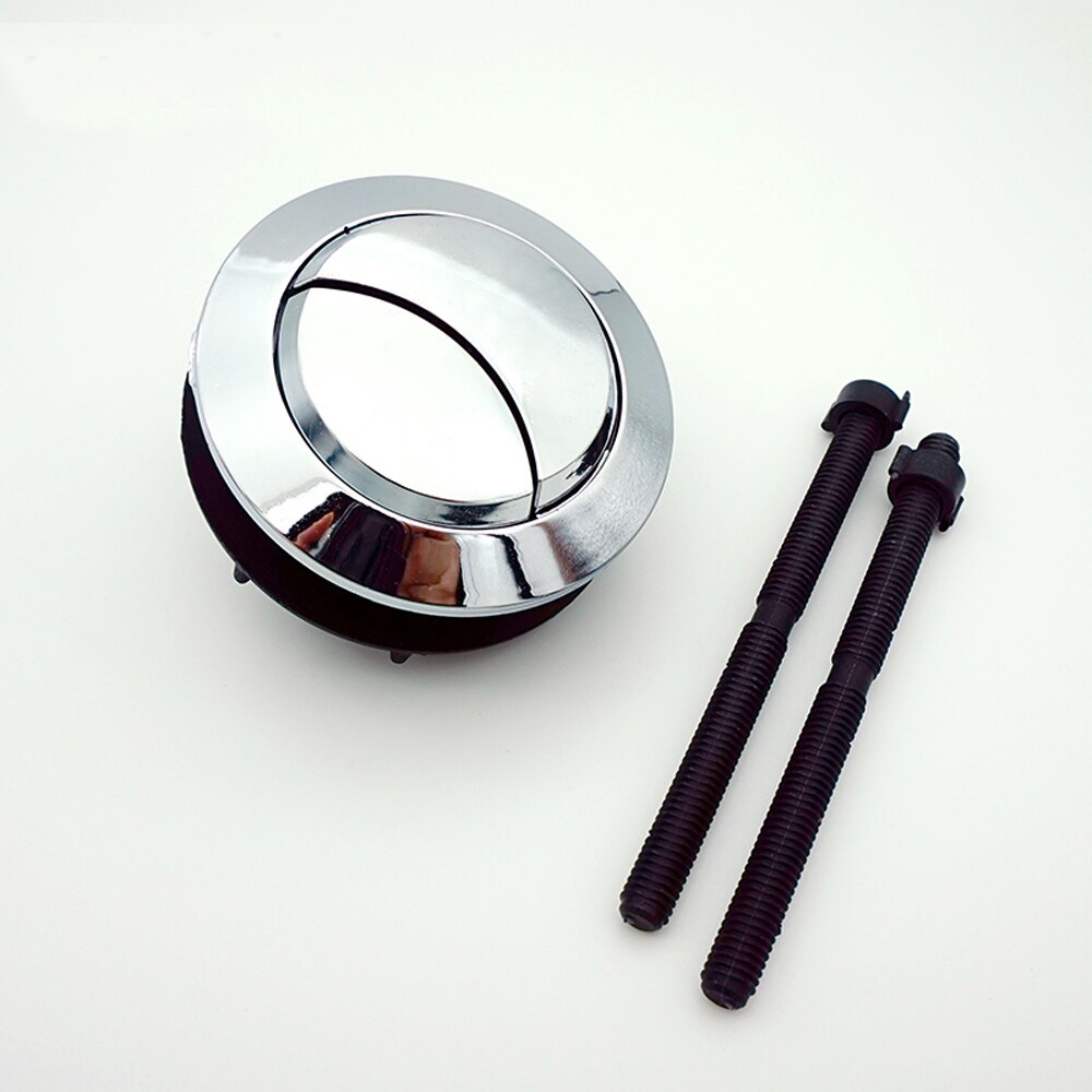 Universele Wc Knop Cover Past 38/48/58Mm Gat Closestool Ronde Dual Druk Tank Accessoires Push Schakelaar Waterbesparende staaf