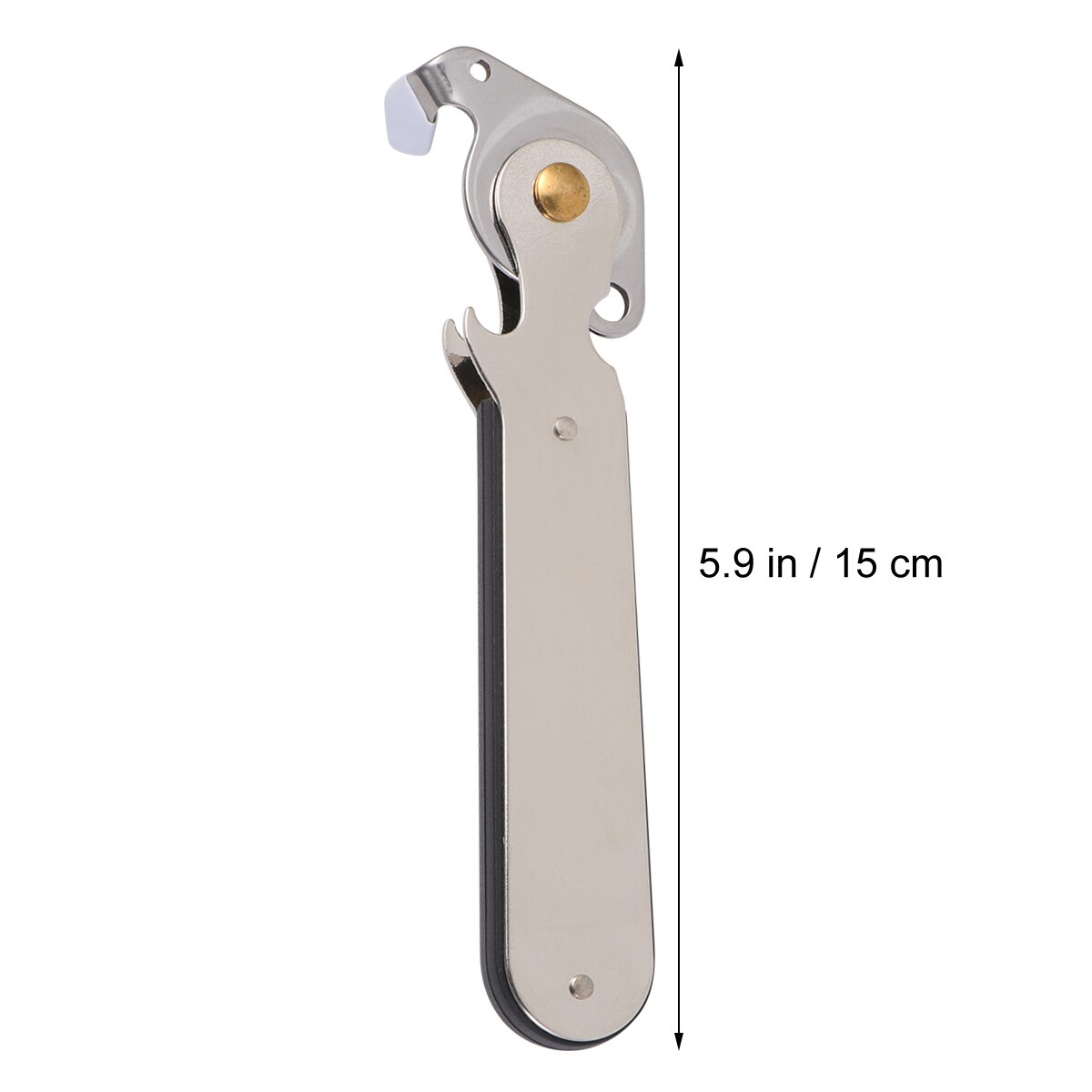 Manual Can Opener Stainless Steel Tin Opener Kitchen Can Piercer for Restaurant Home Camping: Default Title