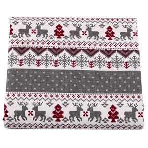 Juleserier, trykt bomullslinstoff for patchwork-quilting og sying sofa, duk, gardin, veske, putemateriale: D 1 stk 50 cm x 160cm