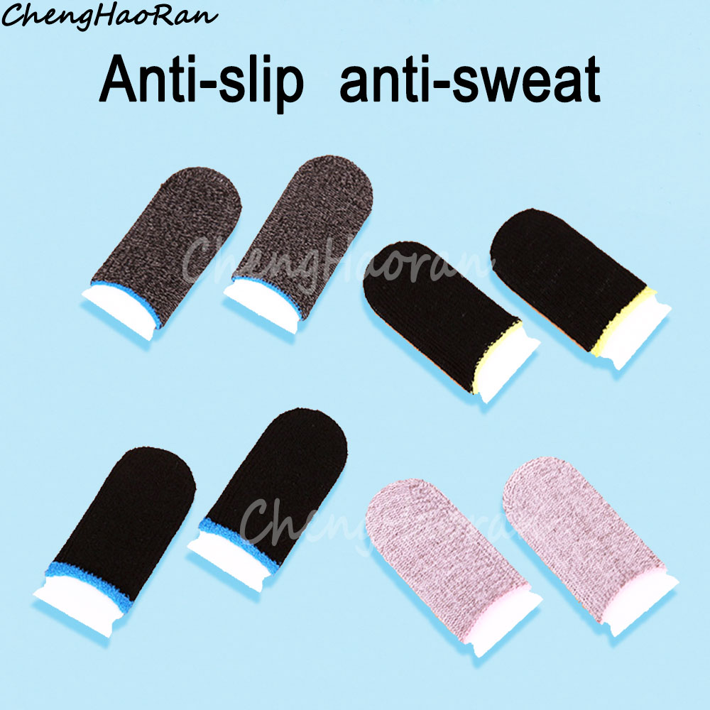Gants de sueur respirants pour manette de jeu, jeux mobiles, écran tactile, doigts, 1 paire