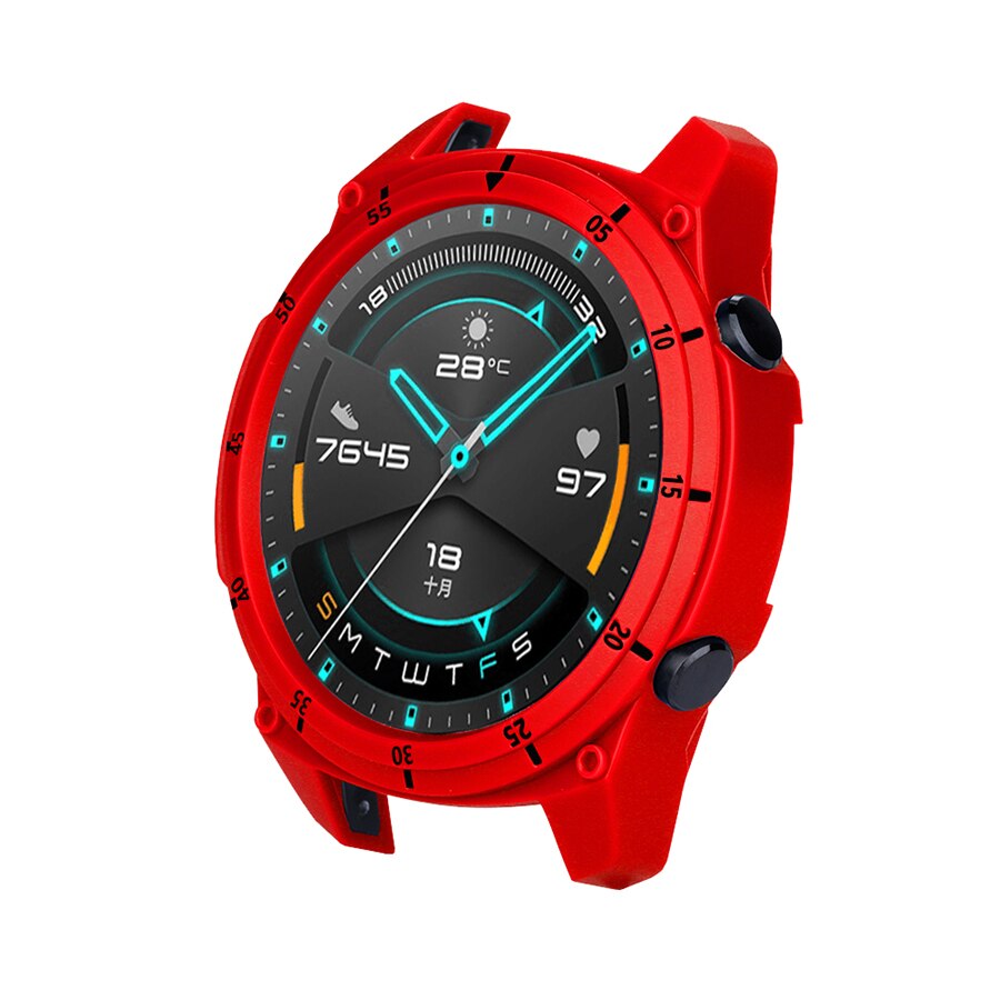 Uhr Fall für Huawei Uhr GT 2 46mm Weiche TPU Schutzhülle Uhr Abdeckung Schutz Rahmen für Huawei GT 2 46mm Stoßstange Fall Zubehör