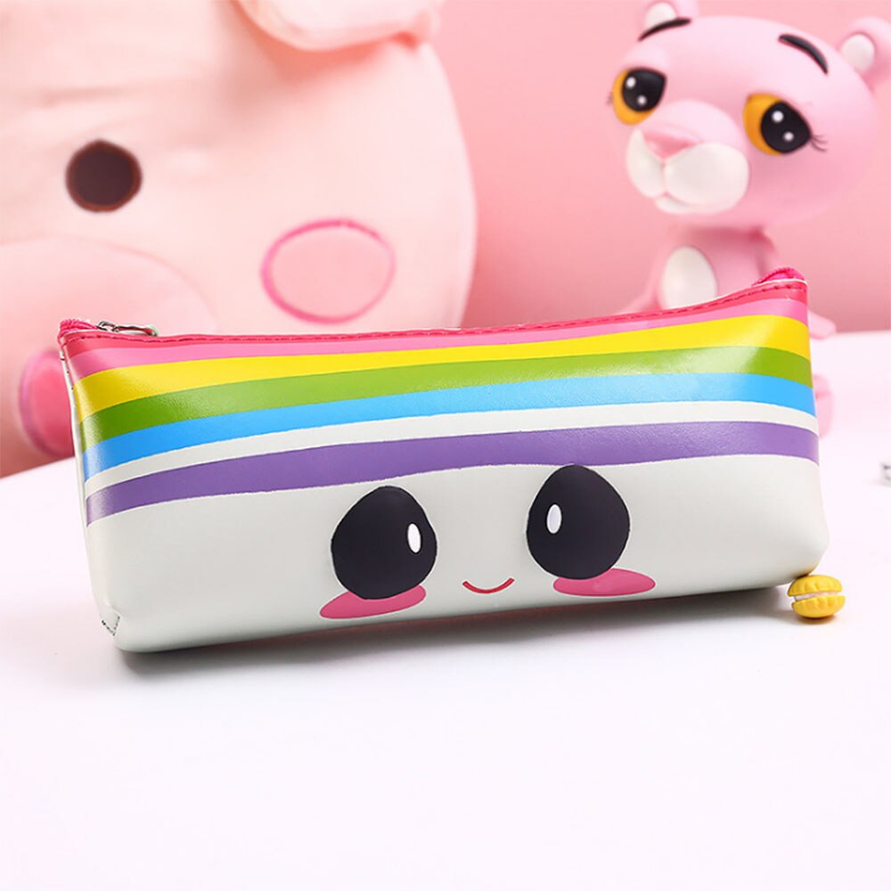 Kawaii penalhus farverig pink make up penalboks penalhus penaltaske kontor skoleartikler papirvarer: 7