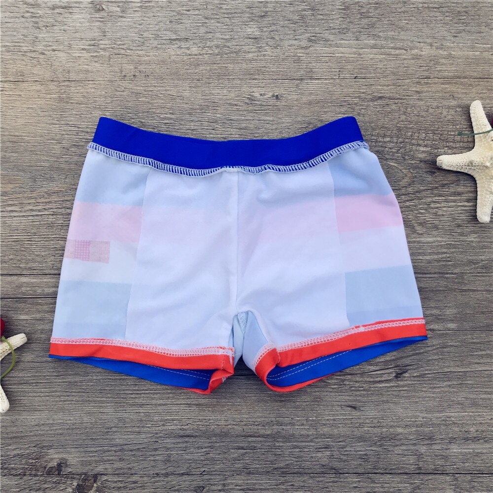 Boys Swimming Trunks Children Swim Shorts For Boys Striped Stretch