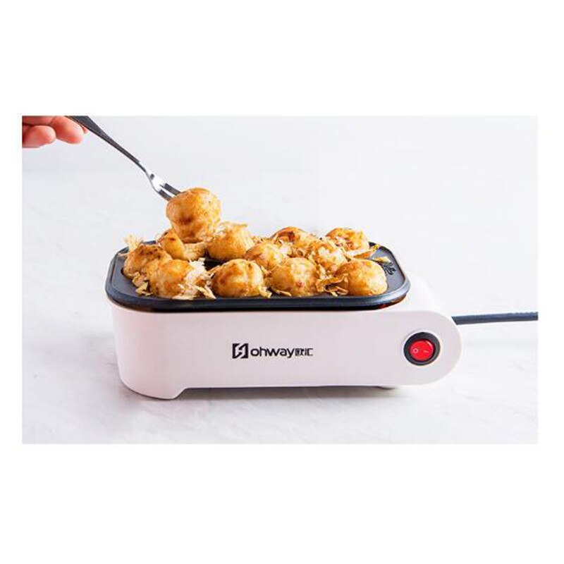 Blekksprut ball maker takoyaki bakepanne elektrisk taiyaki maskin pølse hotdog egg omelett grill japansk fiskform kakeovn: Takoyaki maker