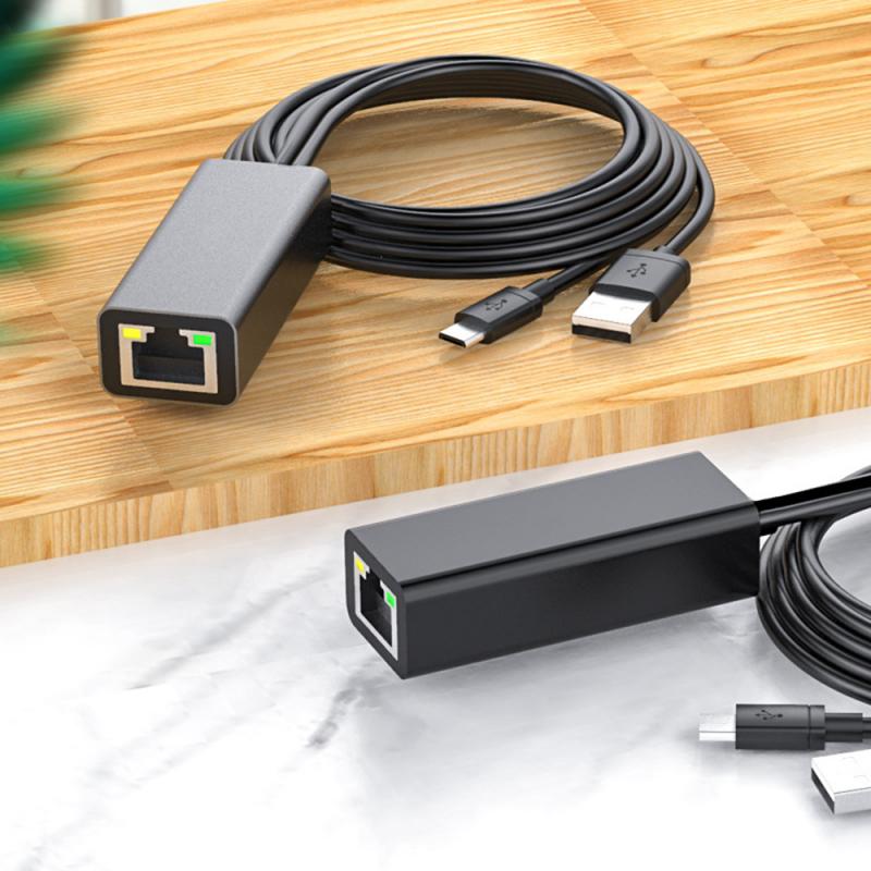 Fire TV Stick HD 480 Mbps Micro USB2.0 To RJ45 Ethernet Adapter 10/100 Mbps FOR Fire TV/Google Home Mini/Chromecast Ultra