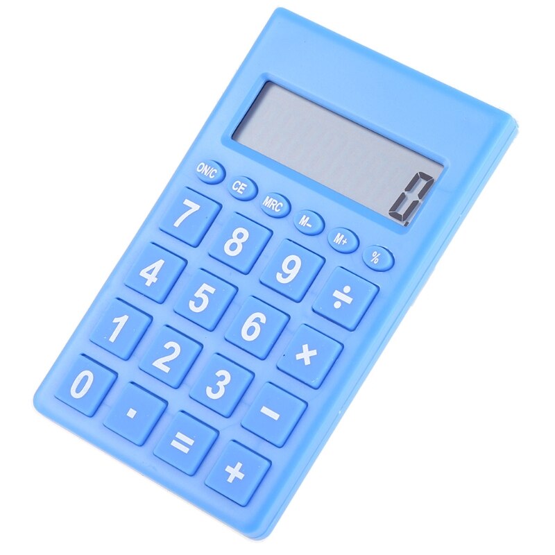 T8WC Portable 12 Digits Standard Calculators for Office Home School Use Optional Color Cute Calculator