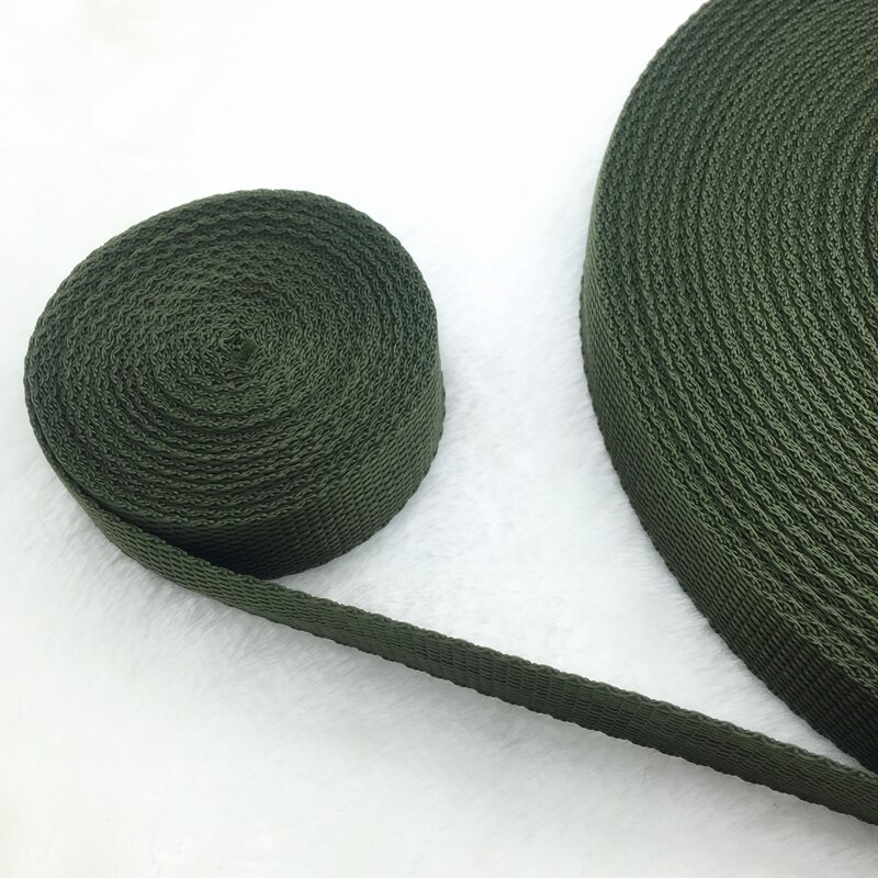 Correa de cinta de nailon para manualidades, 2 yardas/lote, 25mm, para mochila, bolsas de flejado, accesorios para perros