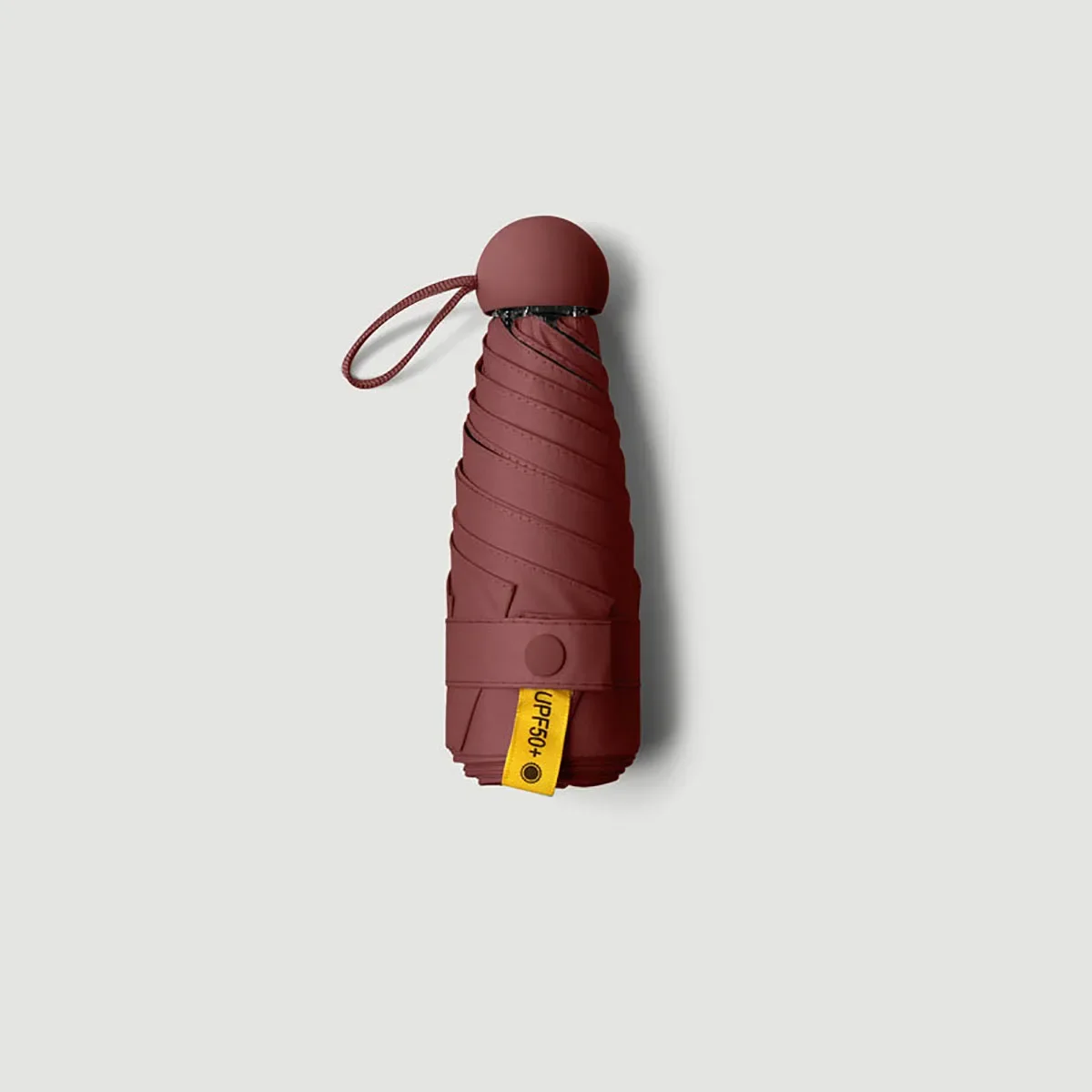 Parasol parapluie de voyage Compact ultraléger Mini Portable étanche pliant parapluie hommes et femmes parapluie: Bourgogne