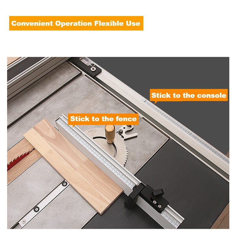 Stainless Steel Self Adhesive Miter Saw Track Tape Measure Backing Metric Steel Ruler Tape Measurements