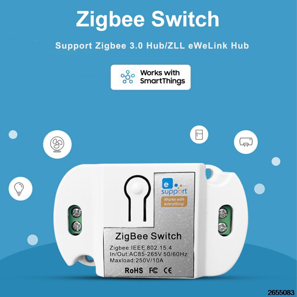 Ewelink schaltersteuerung zigbee licht ventilator deckenlampenmodul handy-app sprachsteuerung warmwasserbereiter last  ac 85-265v