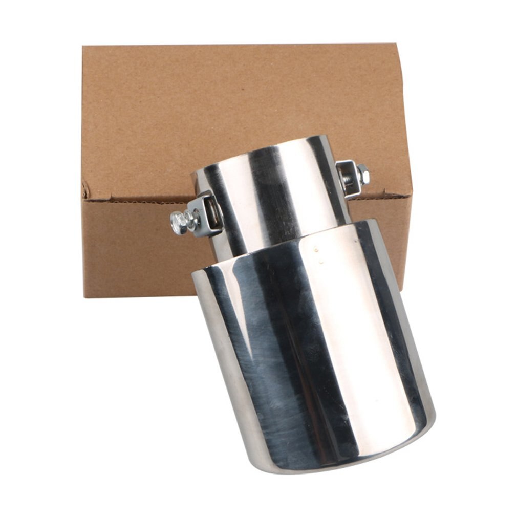 Throat Modified Exhaust Pipe Stainless Steel Silencer Universal Stainless Steel Car Exhaust Tail Muffler