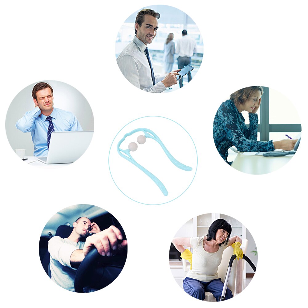 Hand Roller Massage Neck Massage Tool Pressure Point Therapy Pressure Relieve Head massager Neck Shoulder cervical pain Massager