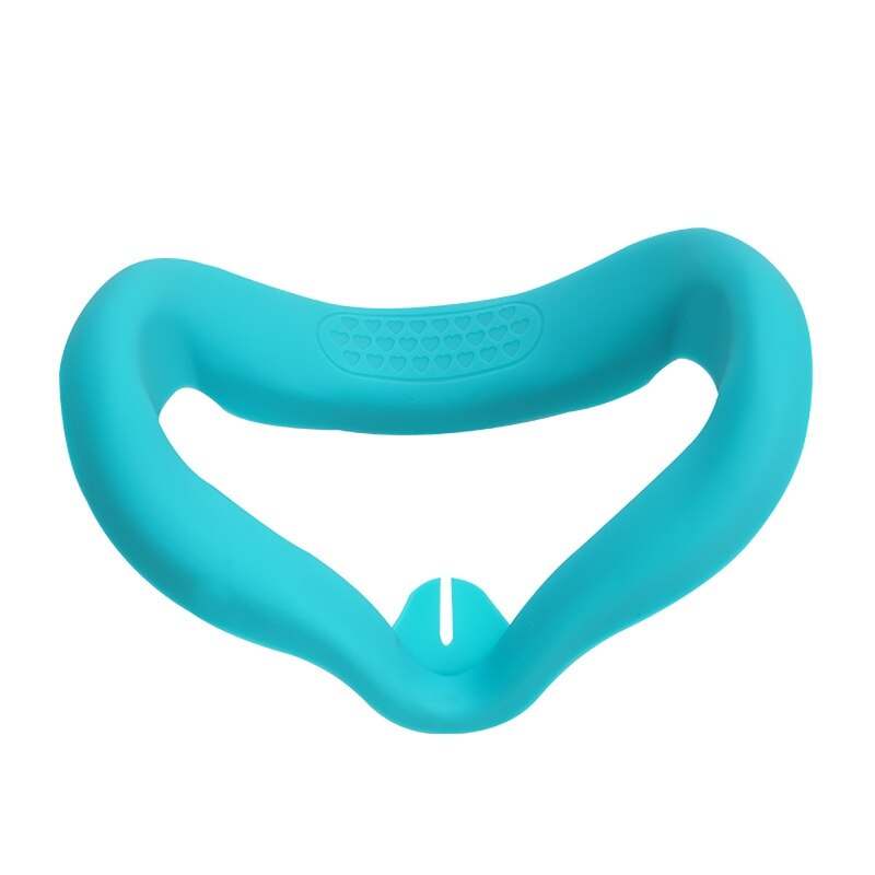 Vr-gesichtsmaske aus silikon, schweiß- und staubabweisend, rutschfestes polster, passend für oculus quest 2 dxac: Blau