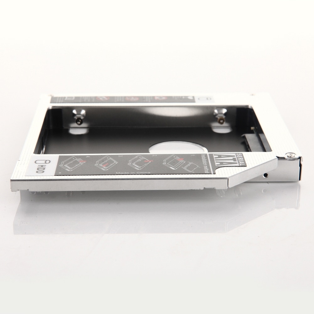 12,7mm 2 ° disco duro SSD adaptador de Caddy de Bahía óptica para Apple SuperDrive 27 "25" 21" pulgadas iMac DVD a finales de , , ,