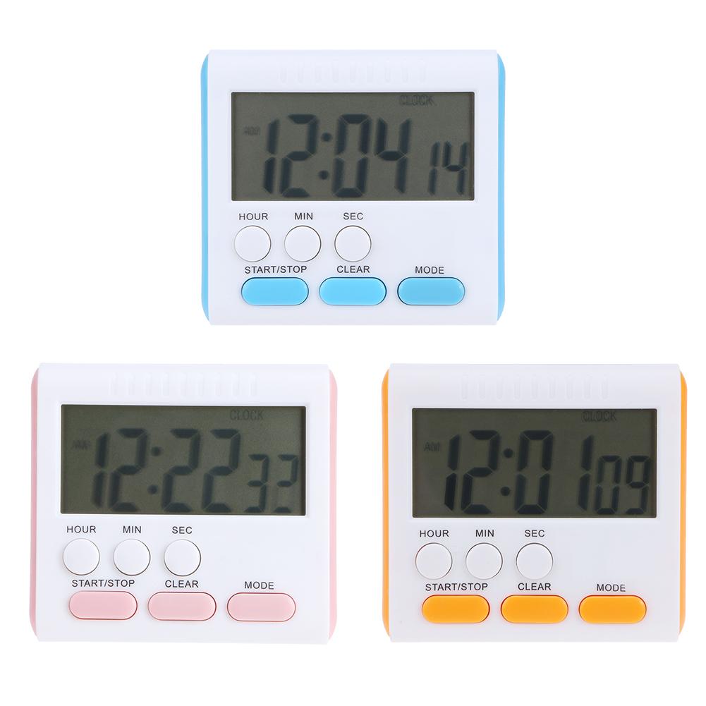 Multifunctionele Elektrische Lcd Digital Kitchen Timer Alarm Count Up Down Klok Voor Koken Bakken Keuken Accessoires
