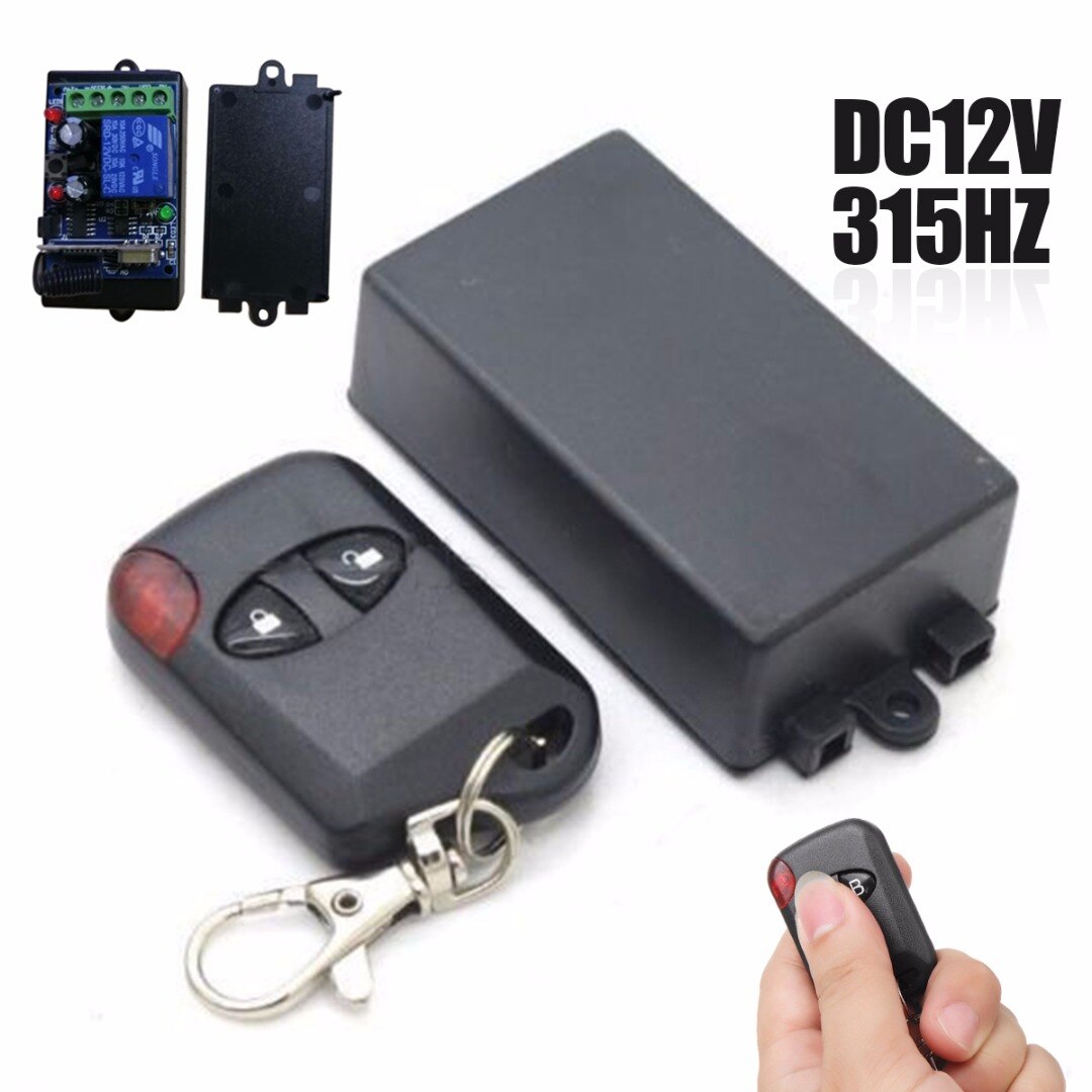DC 12V Relay Remote Control Switch Relay Power LED Lamp Controller Micro Receiver Transmitter for Car Garage Door